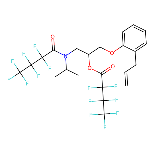 Alprenolol, HFB structure
