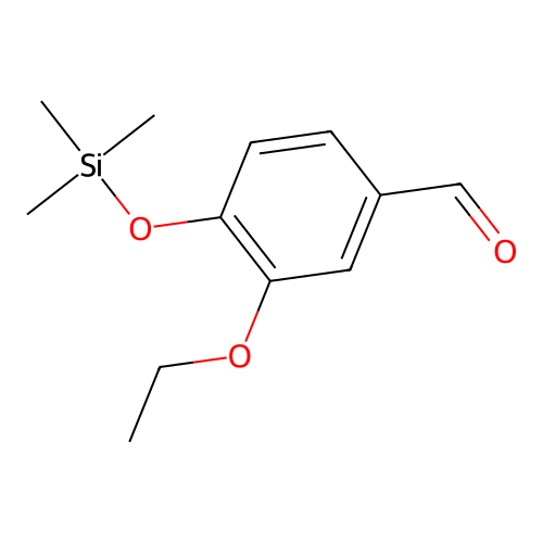 3-乙氧基-4-[(三甲基硅基)氧基]苯甲醛 structure