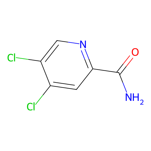 4,5-二氯吡啶-2-甲酰胺 structure