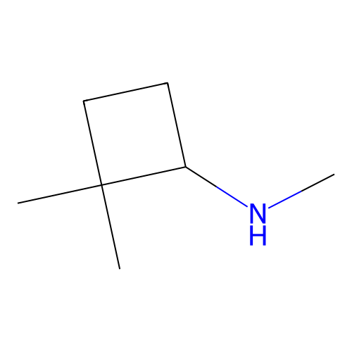 N,2,2-三甲基环丁-1-胺 structure