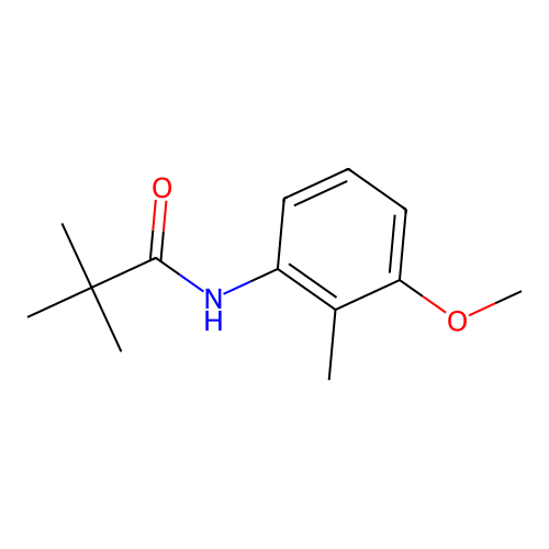 N-(3-Methoxy-2-methylphenyl)-2,2-dimethylpropanamide structure