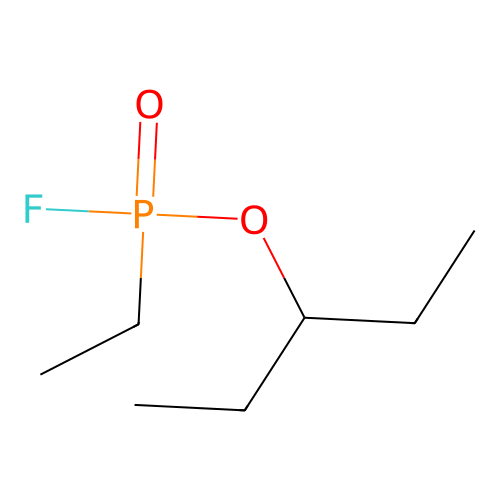 3-Pentyl ethylphosphonofluoridate structure
