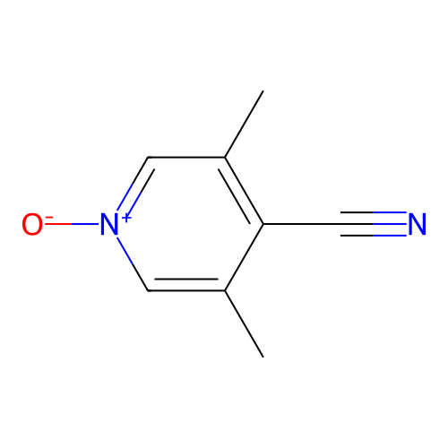 4-氰基-3,5-二甲基吡啶1-氧化物 structure