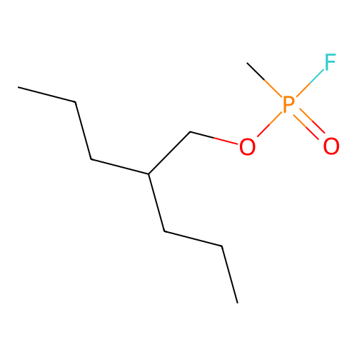 2-Propyl-1-pentyl methylphosphonofluoridate structure
