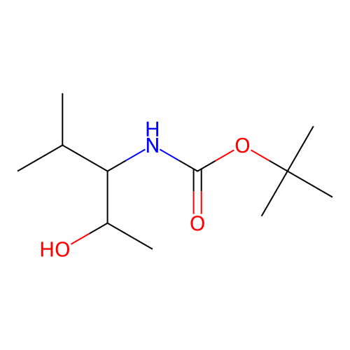 2-Pentanol, (R or S)-3-[(tert.butyloxycarbonyl)amino]-4-methyl- structure