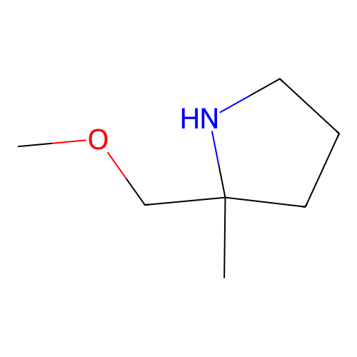 2-(Methoxymethyl)-2-methylpyrrolidine structure