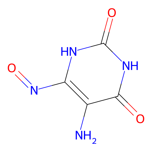 5-Amino-6-nitrosopyrimidine-2,4(1h,3h)-dione structure
