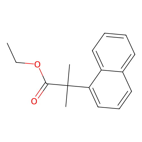 2-甲基-2-苯基丙酸乙酯 structure