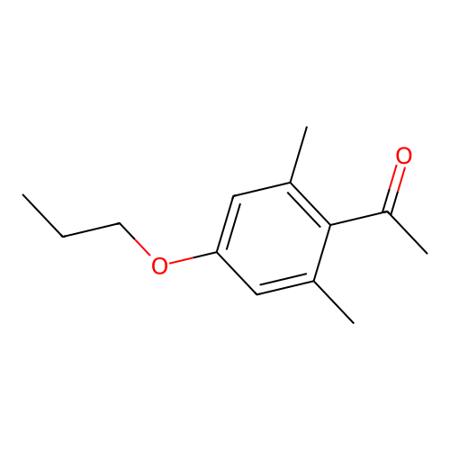 1-(2,6-Dimethyl-4-propoxyphenyl)ethanone structure