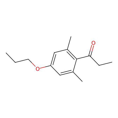 1-(2,6-Dimethyl-4-propoxyphenyl)propan-1-one structure