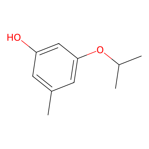 Phenol, 3-isopropoxy-5-methyl- structure