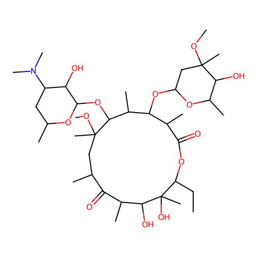 clarithromycin structure