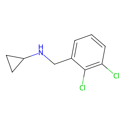 Cyclopropyl-(2,3-dichloro-benzyl)-amine structure