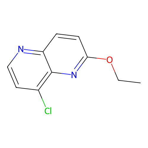 8-Chloro-2-ethoxy-1,5-naphthyridine structure