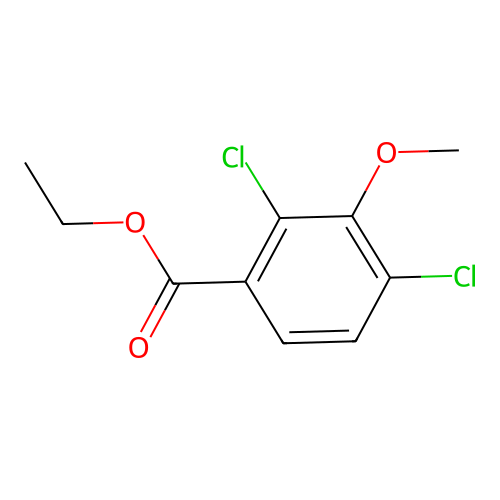 Ethyl 2,4-dichloro-3-methoxybenzoate structure