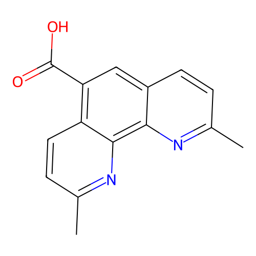 2,9-二甲基-1,10-菲咯啉-5-甲酸 structure