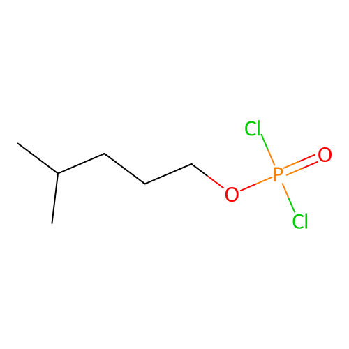 Phosphorodichloridic acid, isohexyl ester structure