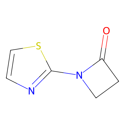 1-(Thiazol-2-yl)azetidin-2-one structure
