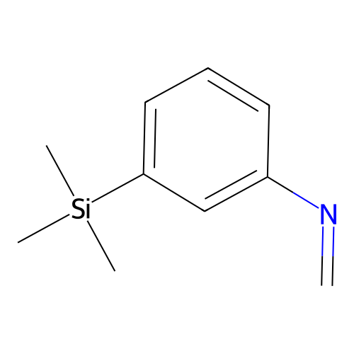 Methylene-(3-trimethylsilylphenyl)amine structure