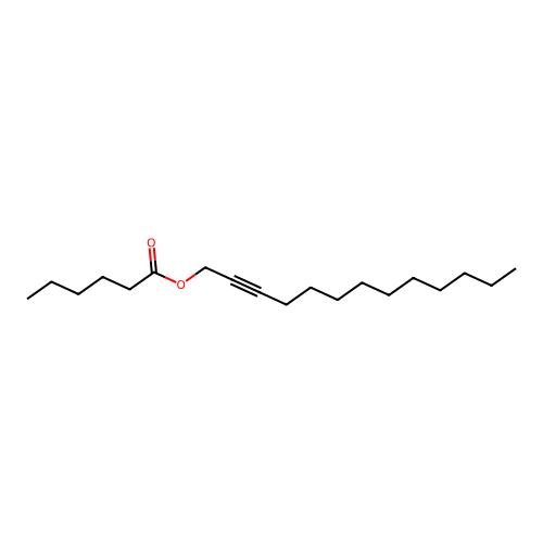己酸-2-十三碳炔酯 structure