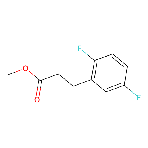 Methyl 3-(2,5-difluorophenyl)propanoate structure