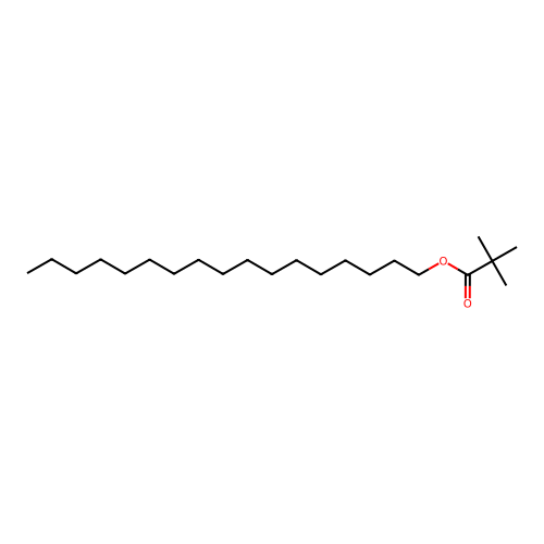 Heptadecyl 2,2-dimethylpropanoate structure