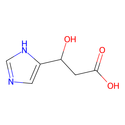3-羟基-3-(1H-咪唑-5-基)丙酸 structure