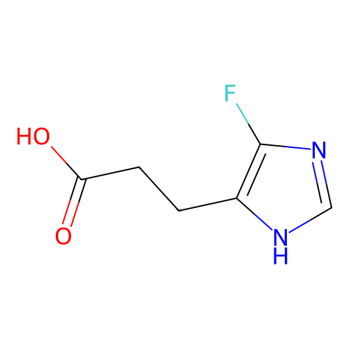 3-(4-Fluoro-1H-imidazol-5-yl)propanoic acid structure