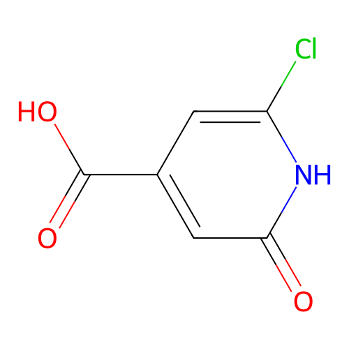 6-Chloro-2-oxo-1,2-dihydropyridine-4-carboxylic acid structure