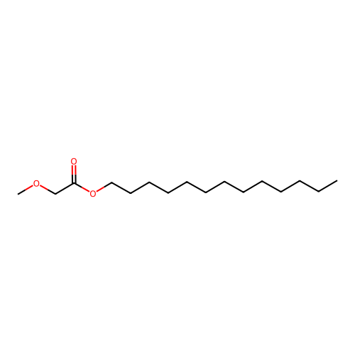 Tridecyl 2-methoxyacetate structure