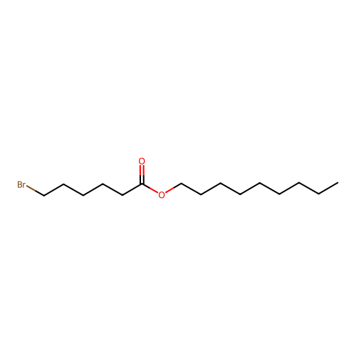 Nonyl 6-bromohexanoate structure