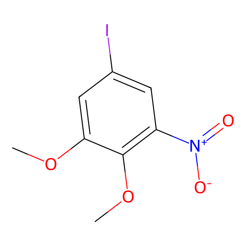 4-Iodo-5-nitro veratrole structure