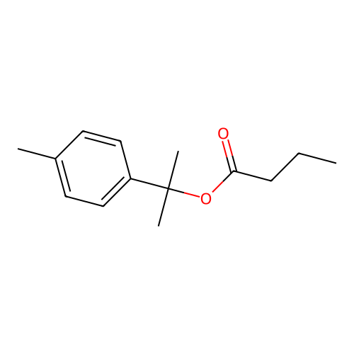 丁酸-1-甲基-1-对甲苯基乙酯 structure