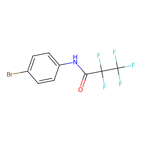 Propanamide, N-(4-bromophenyl)-2,2,3,3,3-pentafluoro- structure