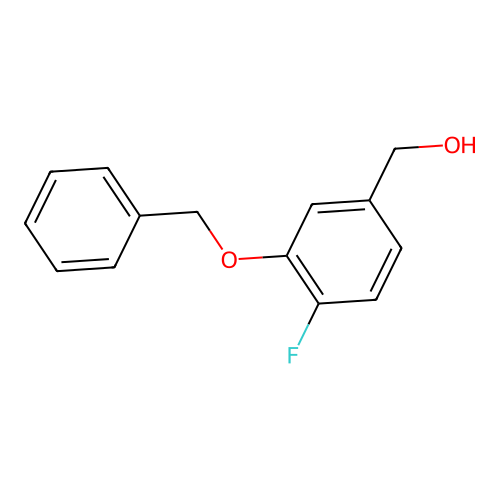 4-Fluoro-3-(phenylmethoxy)benzenemethanol structure