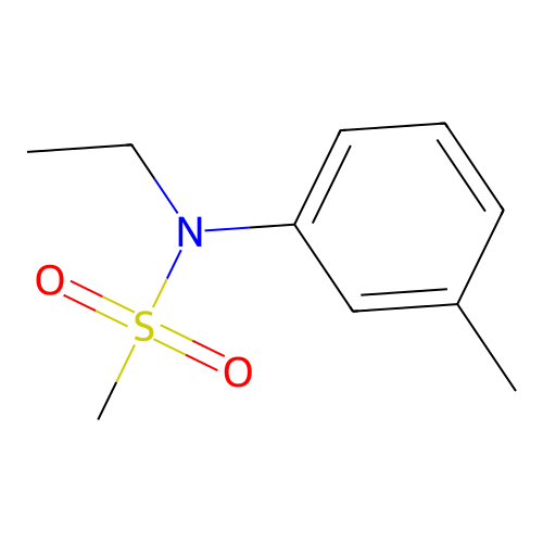 N-乙基-N-(3-甲苯基)甲磺酰胺 structure
