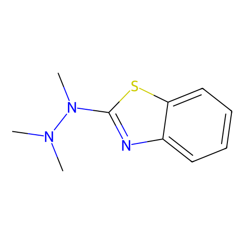 2-(N,N',N'-Trimethylhydrazino)-1,3-benzothiazole structure