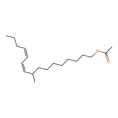 9-Methyl-Z,Z-10,12-hexadecadien-1-ol acetate structure