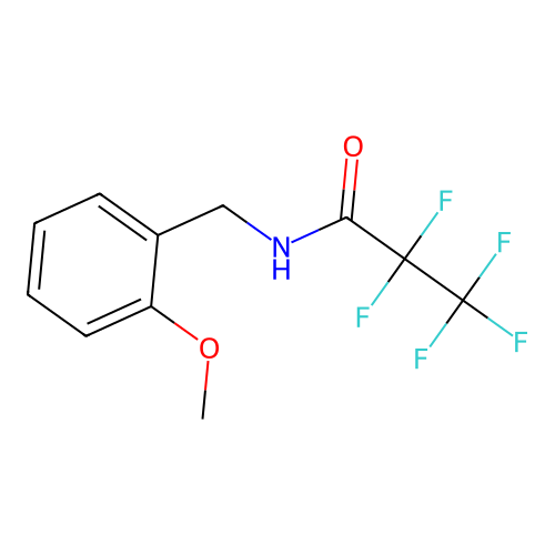 N-五氟丙酰基-2-甲氧基苄胺 structure