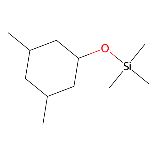1-Trimethylsilyloxy-3,5-dimethylcyclohexane structure