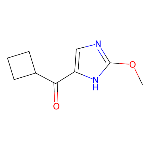 Cyclobutyl(2-methoxy-1H-imidazol-5-yl)methanone structure