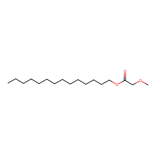 Tetradecyl 2-Methoxyacetate structure