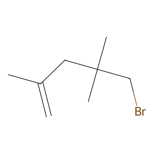 5-Bromo-2,4,4-trimethylpent-1-ene structure