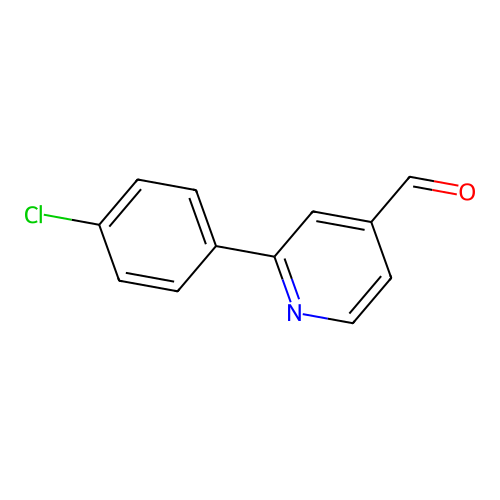 2-(4-氯苯基)吡啶-4-甲醛 structure