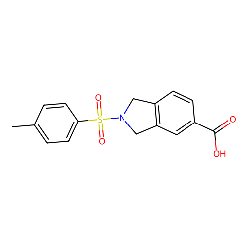 2-Tosylisoindoline-5-carboxylic acid structure