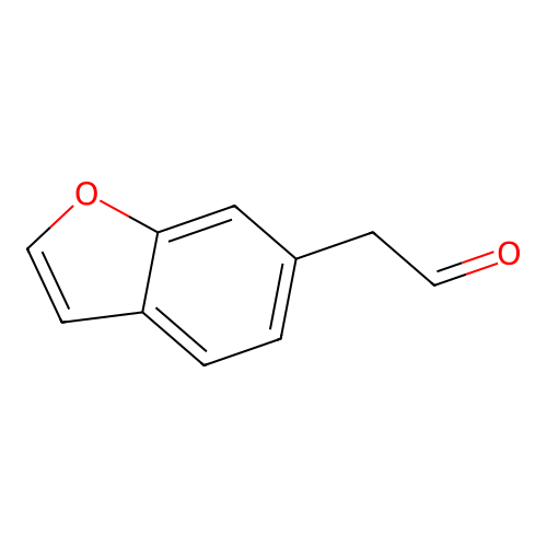 6-Benzofuranylacetaldehyde structure