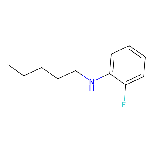 2-fluoro-N-pentylaniline structure
