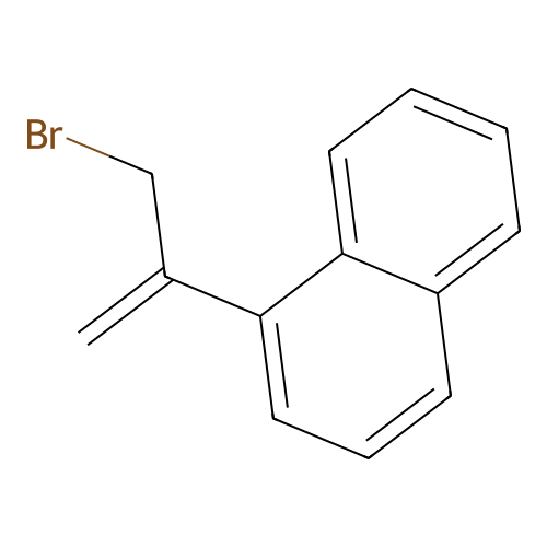 1-(3-Bromoprop-1-en-2-yl)naphthalene structure