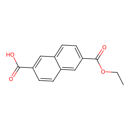 6-(Ethoxycarbonyl)-2-naphthoic acid structure