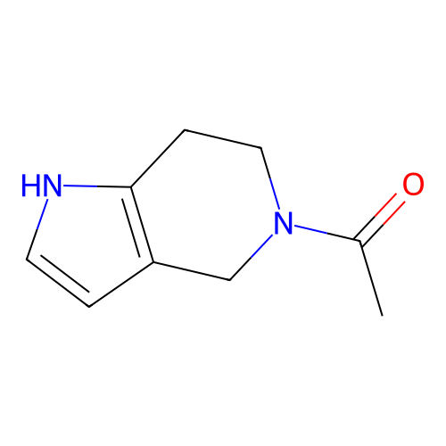 Ethanone, 1-(1,4,6,7-tetrahydropyrrolo[3,2-c]pyridin-5-yl)- structure